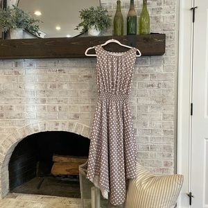 Brown Polka Dot Dress